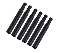 Prolunga per valvole Presta per bicicletta, 6 pezzi, 50 mm, colore: nero