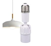 Prolunga Portalampada - 12,5x2,5x2,5 Cm Prolunga Portalampada Per Tutti Gli Usi Da E27 A E27 Base Lampadina | Lampadina Adattatore Portalampada Flessibile Per Soffitti Alti │ Adattatore Presa Per Sogg