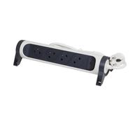Prolunga Premium Girevole 4x2P+Z con Cavo HELMO 049459