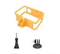 Prolunga protettiva in silicone per DJI Action 6 con design antiurto e costruzione per uso esterno e riprese di avventura (arancione)