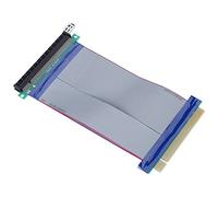 Prolunga riser PCI-E Cavo di prolunga piatto morbido PCIe 16X da 19 cm per server 1U/2U, piattaforma mineraria GPU Design schermato ad alta velocità con telaio piccolo