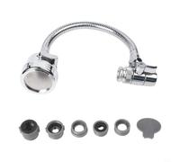 Prolunga Rubinetto Girevole Anti-Schizzo Silver(A) | Girevole 360 gradi, design elegante, adatto a lavandini moderni, finitura silver durevole