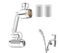 Prolunga Rubinetto Lavello | 4 modalità con nebulizzazione verso l'alto per il viso,Prolunga rubinetto acqua con rotazione a 1080 gradi | Adatto per abitazioni, case in affitto, dormitori, appartament