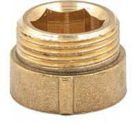 Prolunga Rubinetto Mf 1/2"x10 Mm - Ottone Cu Zn40 Pb2 - Prolunga Corta Filettata - 10 Bar