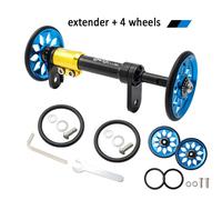Prolunga Ruote per BROMPTON Eazy Wheels Asta di Estensione NERA