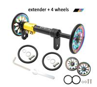 Prolunga Ruote per BROMPTON Eazy Wheels Asta di Estensione NERA