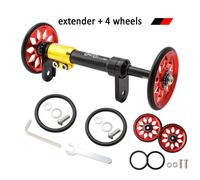 Prolunga Ruote per BROMPTON Eazy Wheels Asta di Estensione NERA