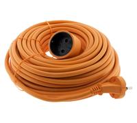 Prolunga Schuko 16A HO5VV F 2x1,5mm² 20m Cavo Resistente per Tosaerba e Barbecue