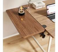 Prolunga Scrivania Bracciolo for Piano di Lavoro | Accessorio ergonomico da ufficio domestico superficie ampliata maggiore comodità e organizzazione(Brown,70*25cm/27.5*9.8in)