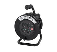 PROLUNGA SILVER ELECTRONICS 8822 - 4 prese, cavo 25m, prese Schuko, protezione sovratensioni, interruttore