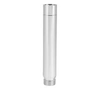 Prolunga Soffione Doccia, 4 Pollici Tubo di Prolunga per Doccia 1/2”, 10cm Tubo Doccia Tondo in Acciaio Inossidabile, Prolunga Cromata Doccia, Braccio di Prolunga per Soffione Doccia da Bagno Dritto