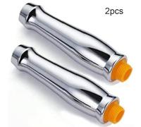 Prolunga Soffione per doccia ABS 13cm G1/2 Prolunga Soffione(2pc) | ABS plastico robusto, finitura cromata lucida, connessione G1/2, ideale per bagni piccoli, facile pulizia