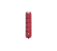 Prolunga spenta. 4 gn 3m 15mm IP44 gomma rossa P14131