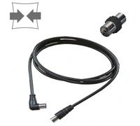 PROLUNGA SPINA E PRESA PIPA TV 5 METRI CON ADATTATORE SPINA SPINA NERA -ECO31462 ECOVA