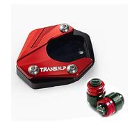 Prolunga Staffa Laterale Allargamento Piastra Staffa E Coperchio Valvola Aria Pneumatico per Honda per XLV 600 650 700 per Accessori TRANSALP 600 Piastra di Supporto (Colore : Rosso)