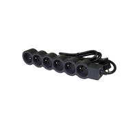 Prolunga Standard 6x2P+Z con Cavo 1,5m 3x1.0 HELMO 049486