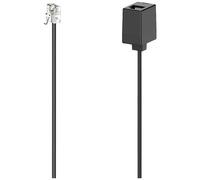 Prolunga Telefono analogico Hama [1x Spina RJ11 - 1x Presa RJ11] 6 m Nero