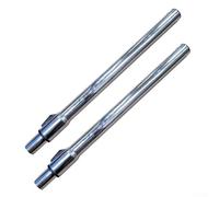 Prolunga telescopica per tubo di aspirazione da 32 mm, compatibile con aspirapolvere serie S8, S6, S5, S4, S1, C1, C2, C3, H1, lunghezza regolabile, colore argento, confezione da 2