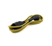 Prolunga tessile Oro - con spina piatta nera - 5m (SCH)