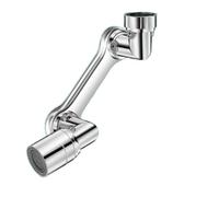 Prolunga universale per rubinetto per lavabo, testa spray multifunzione a prova di spruzzi, ugello rotante flessibile per accessori moderni per cucina e bagno (C, 2 pezzi)