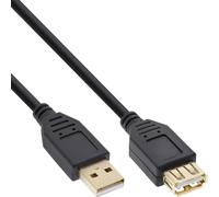 PROLUNGA USB 2.0 SPINA FEMMINA TIPO A 10 METRI CONTATTI DORATI CAVO AD ALTA VELO