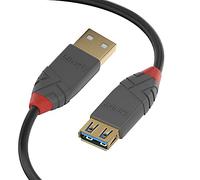 Lindy 36763 cavo USB USB 3.2 Gen 1 (3.1 Gen 1) 3 m USB A Nero