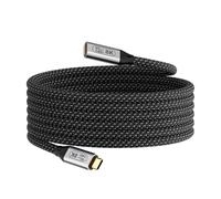 Prolunga USB-C Maschio Femmina 3 M, Ricarica Rapida 140W, Compatibile USB4/Thunderbolt 4 Prolunga, Trasmissione Dati 40Gbps, Video 8K@60Hz,long cavo prolunga usb c Per Smartphone, Tablet, Monitor.