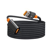 Prolunga USB - Cavo di prolunga USB 3.0 | Cavo USB lungo intrecciato in nylon, cavo intrecciato in nylon da 3,3/4,9 piedi, dati rapidi, dati rapidi per il mouse, compatibile A