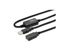 Prolunga USB - INLINE - 34613I - 20m - Spina A a presa femmina A - Nera