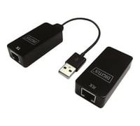 USB Extender, USB 2.0, 50 m for use with Cat5/5e/6 (UTP, STP or SFT) cable