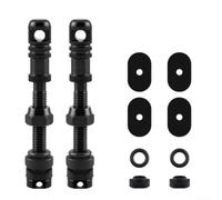 Prolunga Valvola Bici per presta 45mm Lega Alluminio Prolunga | Lega alluminio anodizzato, design anti-perdita, include guarnizione e O-ring, ideale per cerchi standard(45mm)