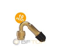 Prolunga valvola curva per pneumatici auto moto scooter autocarro Wonder Pz. 10