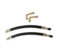 Prolunga Valvola Pneumatica | Adattatore Portatile Antiperdita | Tubo di Prolunga per Inflazione Pneumatici Auto - per Bici Scooter Moto Auto Berlina SUV Pickup Camion Rimorchi Ciclisti