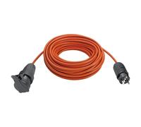 VIMAR 0R32397 Prolunga Lineare 30 m IP44, Spina 16 A Combinata DE/FR, Presa SICURY Schuko, per Apparecchi Elettrici da Giardinaggio ed Elettroutensili, Arancio