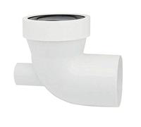 PROLUNGA WC CORTA MASCHIO CON GUARNIZIONE DI TENUTA TROPPO PIENO