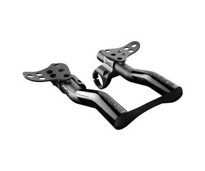 Prolunghe Deda-Elementi SUPERZERO TT 31.7x190mm nero/nero lucido