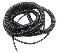 Prolunghe di alimentazione a spirale a molla, cavo rete a a 8 conduttori 22AWG, segnale composito con filo a schermato(Stretch 2 Meters)