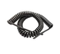 Prolunghe di alimentazione a spirale, connettore a molla a 20AWG, cavo schermato, filo rame a 8 conduttori(Stretch 10 Meters)