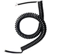 Prolunghe di alimentazione a spirale, filo a molla schermato intrecciato a 10 conduttori, espansione 22 AWG, segnale, a 24