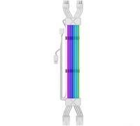 Prolunghe dinamiche del cavo PSU ARGB progettate per migliorare l'aspetto estetico del PC senza sforzo (2 x 8P)