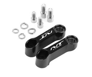 Prolunghe Specchietti Moto Per HON&DA NT1100 NT 100 Moto Specchietto Retrovisore Estensione Sedile(Nero)