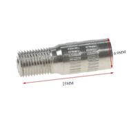 Prolunghe stelo valvola 27 mm ottone prolunga auto avvitabile tono argento camio