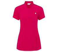 ProLuxe Tunica da Salone con Bottoni a Pressione - Uniforme per Unghie da Lavoro per la Cura della Salute e per Parrucchieri - Fucsia - 18