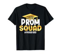 Prom Squad 2025 Laureato Prom Class of 2025 Fratello orgoglioso Maglietta