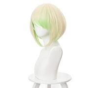 Promare Lio Fotia Cosplay Parrucca Verde Mad Burnish Leader Resistente Al Calore Capelli Sintetici Con Cappuccio Per Parrucca Accessori Per Costumi Di Carnevale Promare Verde Chiaro