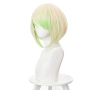 Promare Lio Fotia Cosplay Parrucca verde Mad Burnish Leader Resistente al calore Capelli sintetici con berretto per parrucca Accessori per costumi di carnevale Promare Verde chiaro