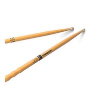 ProMark Bacchette Batteria - Glenn Kotche Drum Sticks - ActiveGrip - Diventa più aderente con il sudore delle mani - Finitura Active Grip, Punta di ghianda, Legno di hickory - 1 Coppia