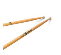 ProMark Bacchette Batteria - Rebound 2B Drum Sticks - ActiveGrip - Diventa più aderente con il sudore delle mani - Finitura Active Grip, Punta di ghianda, Legno di hickory - 1 Coppia