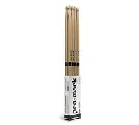 Pro Mark Classic Forward - Bacchette in noce americano 5A, punta ovale in legno, confezione da 4
