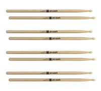 ProMark Classic Forward 5A Hickory 4-Pack di 4 Coppie Bacchette 5A